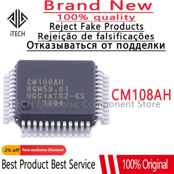1pcs/veliko CM108AH CM108 QFP-48 USB Zvočno Kartico USB Čip za Dekodiranje Ic Čipov Na Zalogi