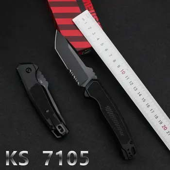 Ztech KS 7105 Prostem Folding Nož CPM 154 Letalstvo aluminijeve Zlitine Ročaj Multi-funkcionalne Žep CNC Kampiranje