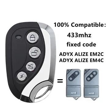 Združljiv z ADYX ALIZE EM2C/ALIZE EM4C omejeno kodo 433MHz daljinski upravljalnik oddajnik