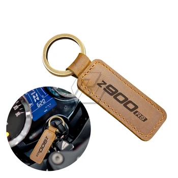Motorno kolo Cowhide Keychain Key Ring Primeru za Kawasaki Z900RS Cafe Z900 RS