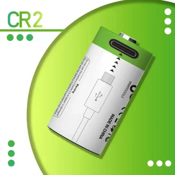 3,7 V CR2 300mah Baterije za ponovno Polnjenje,digitalni Fotoaparat,GPS, Varnostne , Medicinske Opreme, Narejene Posebno Baterijo+Kabel
