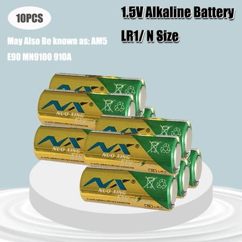 10pcs Alkalne baterije 1,5 v suhe baterije, model LR1 N baterije AM5 E90 sperker/bluetooth/igralci baterije