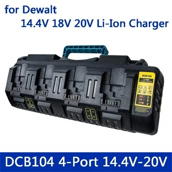 Novo za Dewalt 14,4 V 18V 20V Litijeva Baterija, Polnilnik DCB104 DCB102 Li-Ionska Baterija DCB118 DCB1418 DCB140 DCB183 DCB200 USB Izhod 5V