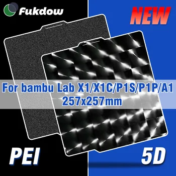 Za Bambu Lab Graditi Ploščo P1s Ploščo Bambulabs X1 Carbon 257x257 Bambulab A1 P1p Pomlad Jeklene Pločevine, Pei Listni Dvojni Stranski