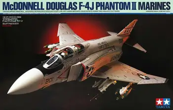 TAMIYA TA60308 1/32 Obsega McDollell Douglas F-4J Phantom II Marincev (Plastični model)