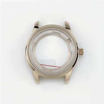 Spreminjanje Delov 39,5 mm, iz Nerjavnega Jekla Moda Nepremočljiva Watch Primeru, Mineralno Steklo za NH35/NH36 /4R35A/4R36A Gibanje Zamenjave
