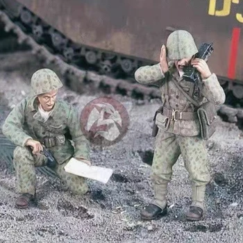1/35 Smolo Slika Model Gradnjo Kompleti Marine Corps Častnik Komunikacije Vojak Nesestavljeni in Unpaint Kip DIY Igrače