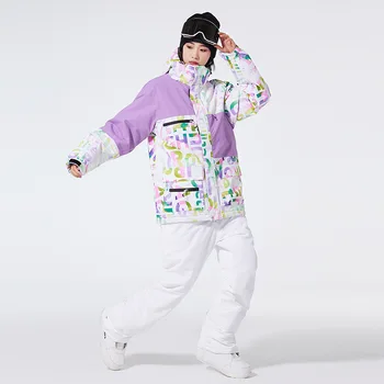 Ženske Pozimi Sneg Plašč Smučarskih Snowboard Oblačila Snowboard Jakno, Hlače, Nepremočljiva, Windproof za Zimske Športe