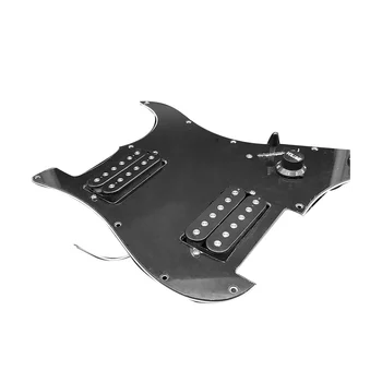 ST OR Električna Kitara Naložen Prewired Scratchplate Kitara Pickguard Električna Kitara Pickguard Pickup Skupščine Črne