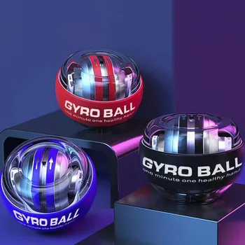 LED Giroskopski Powerball Autostart Obseg Žiro Moč Zapestje Žogo Roko Roko Mišične Sile Trener Fitnes Oprema
