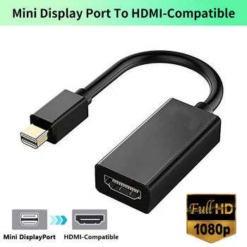 Mini Displayport Na HDMI je združljiv Pretvornik Kabel 4K 1080P Mini DP za HDMI Adapter (Boben 2) Za Apple MacBook Air Pro
