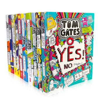 10 Knjig Doodle Genij Tom Vrata Dodatno Posebno Angleški Izobraževalne Slaba Rokopis Strip Strip