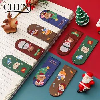 Risanka Vesel Božič Magnet Zaznamek Branje Božič Medved Snežaka, Označite Knjige Pisarniški Material, Šolske Pisarniški Šola