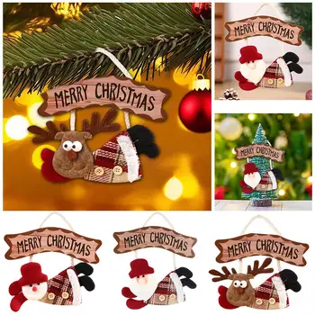 Božič Dekorativne Tkanine, Obeski, Božični Okraski Malo Snežaka Dobave Lutka Santa Claus Elk V0T4