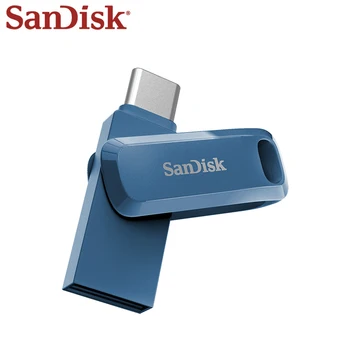 Original SanDisk DC3 OTG USB 3.1 Tip C Flash Disk 64GB 128GB 256GB 512G Ultra Dual Drive Go Memory Stick Pendrive za Telefon, RAČUNALNIK