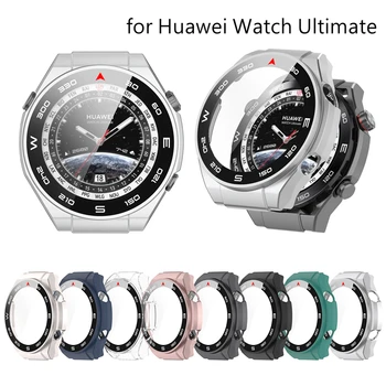 2 In1 Zaslon Watch Kritje za Huawei Watch Končni Pametna Stekla Film za Varovanje sluha Ploščo Primeru Kritje za Huawei Gledal Zadnji Lupini