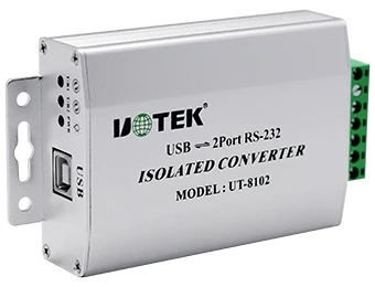 Industrijska Top Prodajne USB na 2 Vrata RS-232 Pretvornik z Izolacijo naprave UT-8102