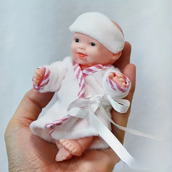 Prerojeni Lutke Silikonski Prerojeni Baby Doll 12 cm 4.72 palčni Pižamo Obleko Simulacije Lutka Igrače