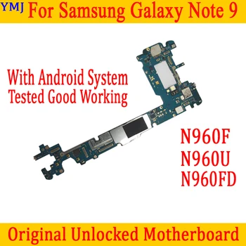Visoko Kakovost Za Samsung Galaxy Note 9 N960F N960FD N960U Motheboard Original Odklenjena Dobre teste Mainboard 128G Logiko Odbor
