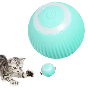 Pametna Mačka Igrače Vozni Žogo ponovno Polnjenje Electic Interaktivne Igrače za Mačke Usposabljanje Self-gibljejo Smešno Pribor za Mucek Jjeza