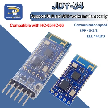 4.2 JDY-34 SPP-C Gostitelj Dual-Mode 2.4 G, Bluetooth Modul 4DB Tiskalnik Podpira Multi-Pralni Povezavo Združljiv Z HC-05 HC-06