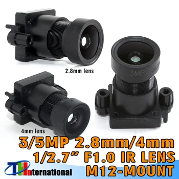 3MP 5MP 2,8 mm m12 objektiv /m12 4 mm objektiv F1.0 1/2.7