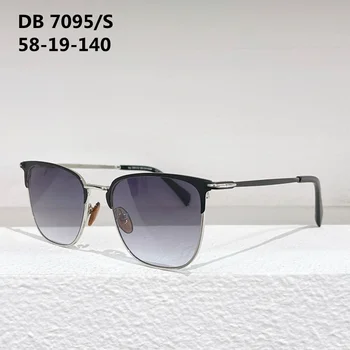 DB 7095/S Čistega Titana High End Trajne Original sončna Očala Moški Modni Britanski Stil Poletje Očala Ženske Recept za Očala