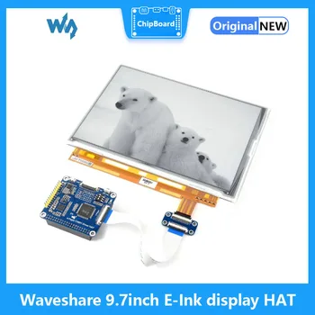 Waveshare 9.7 palčni zaslon E-Ink zaslon KLOBUK za Raspberry Pi Nič/Nič W/Nič WH/2B/3B/3B+ e-knjiga z USB/SPI/I80 vmesnik