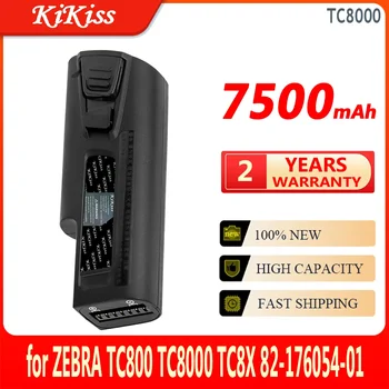 KiKiss Baterije 7500mah za ZEBRA TC800 TC8000 TC8X 82-176054-01 Visoka Zmogljivost Bateria
