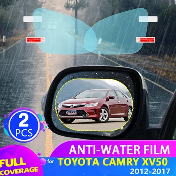 Avto Rearview Mirror Film za Toyota Camry 50 XV50 2012~2017 Polno Kritje Anti Meglo Rainproof Nalepke, Dodatki 2013 2014 2015