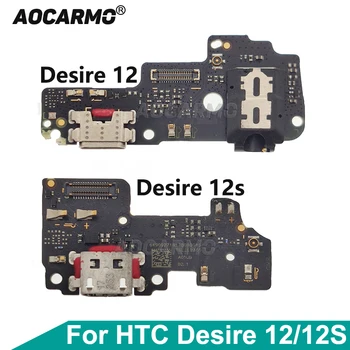 Aocarmo Za HTC Desire 12 12s D12 D12s Polnjenje prek kabla USB Vrata za Polnilnik Dock Priključek za Mikrofon Flex Kabel Nadomestni Deli