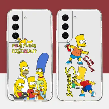 Jasen Primer Za Samsung Galaxy S21 S22 S20 FE S10 OPOMBA 10 A12 A11 J6 PLUS ULTRA 5G Primeru Funda Lupini Smešno, S-Simpsons H-Homer