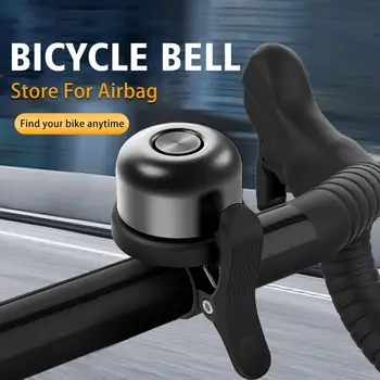 Klasično Kolo Bell Črno Za Airtag Nepremočljiva Airtag Bike Mount Kolesarski Zvonec Za Zrak Oznako Gps Tracker Pod Kolo