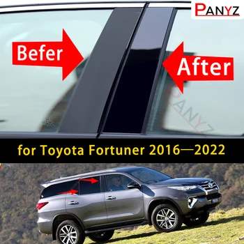 za Toyota Fortuner 2016 2017 2018 2019 2020 2021 2022 Avtomobilska Vrata, Okna Trim Steber delovnih Mest Modeliranje Zajema Kompleti Nalepk