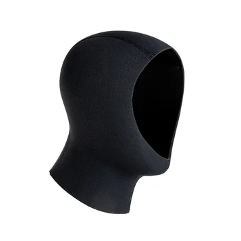 Moški In Ženske Black 3 MM Ali 5 mm Neoprena Maska za Potapljanje z Glavo Kritje, Cilindri Deskanje Pokrivala Snorkeling Klobuk na Zimski Termalni Plavanje Skp