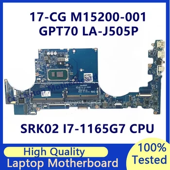 M15200-001 M15200-501 M15200-601 Za HP 17-CG Prenosni računalnik z Matično ploščo Z SRK02 I7-1165G7 CPU GPT70 LA-J505P 100%Preizkušen, ki Delajo Dobro
