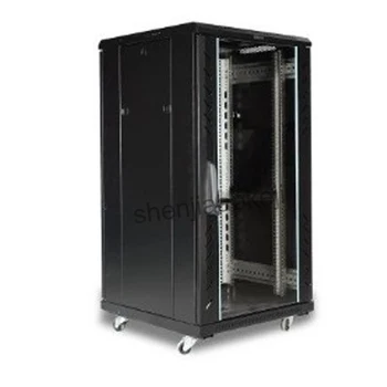 22U Wall Mount Server Data Kabinet Steklena Vrata Lock & Tipko w/Nog Omrežja Kabinet Ohišje (izpuščeni vrata,hladno valjanega jekla)