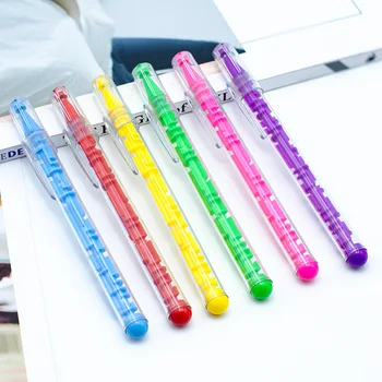 120PCS Študentov kreativni labirint kemični svinčnik, urad pisno pero otroke darila kawaii tiskovine