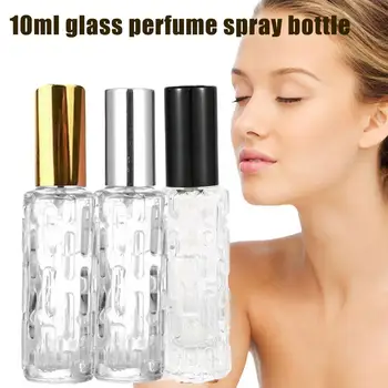 10 ML Parfum Steklenici Prenosni Prazna Steklenica Vzorec Priročno Steklenico Steklenica za Izvajanje Spray Potovanja S7D3