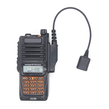 Adapter Kabel Za Baofeng UV-9R Plus UV-XR Vodotesen Do 2 Pin UV-82 UV-S9 Walkie Talkie, Slušalke, Mikrofon