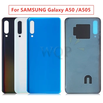 Za SAMSUNG Galaxy A50 A505 2019 Hrbtni Pokrovček Baterije Vrata Zadaj plastika mehka Stanovanj Primeru Nadomestil Za SAMSUNG A50 Pokrov Baterije