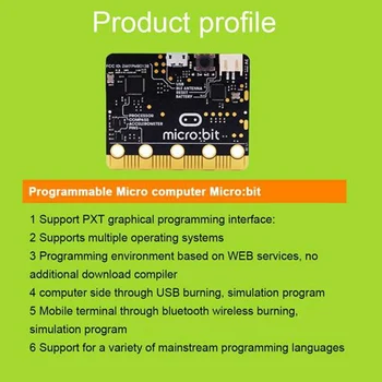 BBC Microbit Iti Start Kit Mikro:Bit BBC Razvoj Odbor DIY Programabilni Učenje z Aligator Posnetke Test Vodi Set