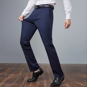 Ameriški Modni Stil Visoko Pasu Obleko Hlače Novih Moških Pantalons Priložnostne Fit Straight Ulične Hlače Moške Dolge Hlače E30