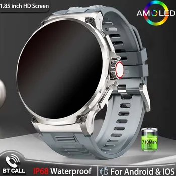 Nove Moške smartwatch HD Bluetooth Govori 1.85 