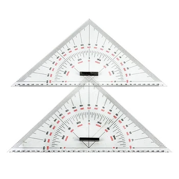 Tabla za Risanje Trikotnika Ravnilo Za Ladje Risba 300 mm obsežnih Trikotnik Ravnilo Za Merjenje Razdalje Poučevanja Inženiring Des