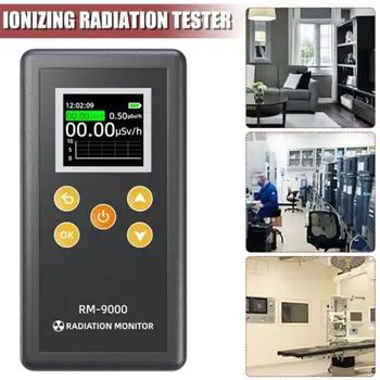 Digitalni Jedrsko Sevanje Dozimeter Električnega Polja Magnetics Področju Temperatura Detektorja Home Office Sevanja Tester LCD-Zaslon