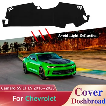 Avto nadzorna plošča Pokrov Dash Mat za Chevrolet Camaro SS LT 2016 LS~2023 2017 2018 Dežnik Anti-umazano Zaščito Preprogo Pad Dodatki