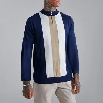 Moški Pulover Jeseni In Pozimi Nov Modni Trend Barve, Design Casual Velikost Pulover