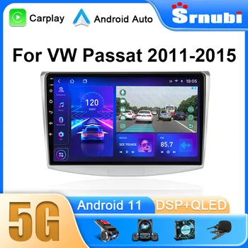 Android za VW Volkswagen Passat B7 za obdobje 2011-2015 Avto Radio Multimedijski Predvajalnik Videa 2Din Stereo DVD Carplay Vodja Enote za Avdio Zvočniki