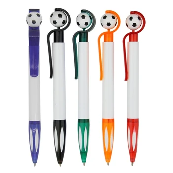 5Pcs Smešno Nogomet Pisanje Pero Zložljive Kemični svinčniki Non-zdrsa Oprijem za Otrok